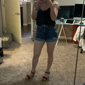 Zara high waisted shorts